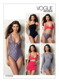 sewing patterns, togs, bathing suits, bikinis