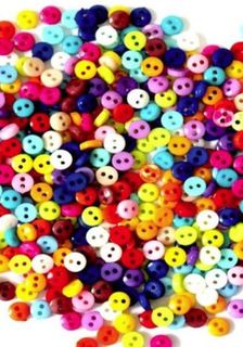 30 Miniature Buttons 6mm