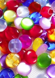 5 Candy Shirt Buttons 12mm
