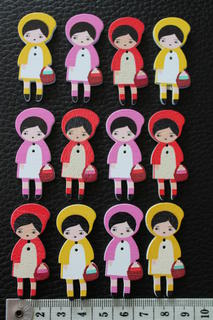 3 Girl Buttons