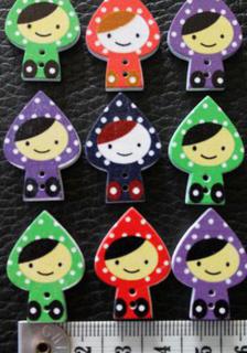 4 Baby Buttons