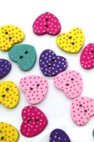 5 Heart Buttons